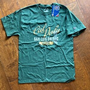 Champion Forest Green Cal Poly, San Luis Obispo, Mom T-shirt.  NWT